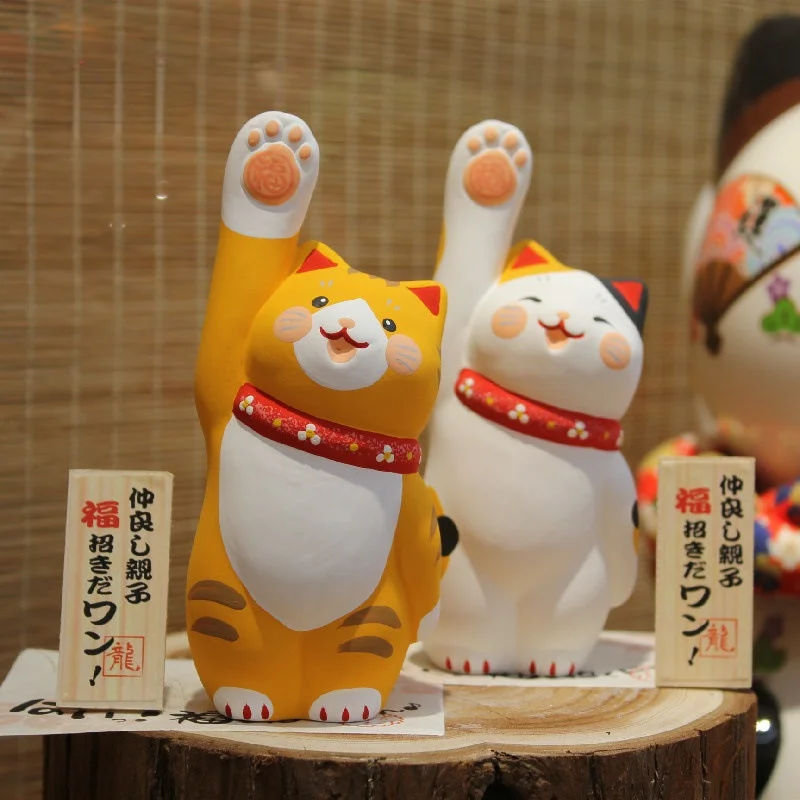 New ceramic Zhaocai cat ornaments raise your hand Zhaofu car desktop decoration home decoration accessories
New ceramic Zhaocai cat ornaments raise your hand Zhaofu car desktop decoration home decoration accessories