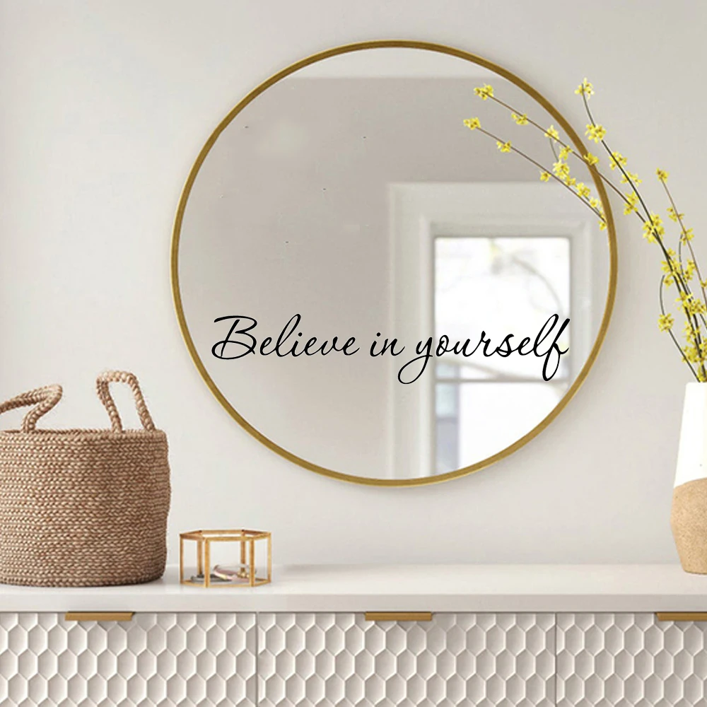 Fashion Interesting text Mirror Wall Stickers Mural Art Home Decor Waterproof Wall Decals Decoration Accessories
Fashion Interesting text Mirror Wall Stickers Mural Art Home Decor Waterproof Wall Decals Decoration Accessories