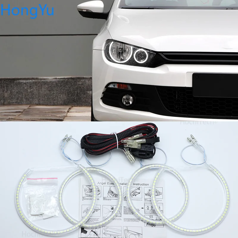 Для Volkswagen VW Scirocco 2008-2013 без проектора Супер яркий белый цвет SMD светодиодный комплект Angel Eyes дневные ходовые огни DRL
Для Volkswagen VW Scirocco 2008-2013 без проектора Супер яркий белый цвет SMD светодиодный комплект Angel Eyes дневные ходовые огни DRL