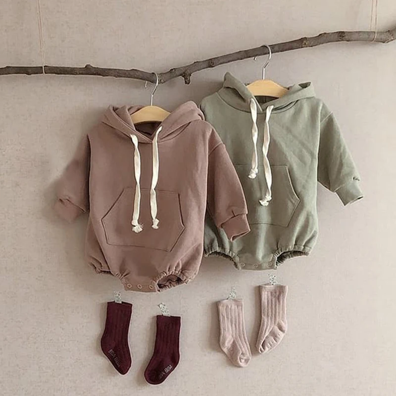 2022 Autumn Spring Rompers Baby Boys Girls Cute Long Sleeved With Cap Pure Cotton Infant Kids Fleece Thicken Jumpsuits
2022 Autumn Spring Rompers Baby Boys Girls Cute Long Sleeved With Cap Pure Cotton Infant Kids Fleece Thicken Jumpsuits