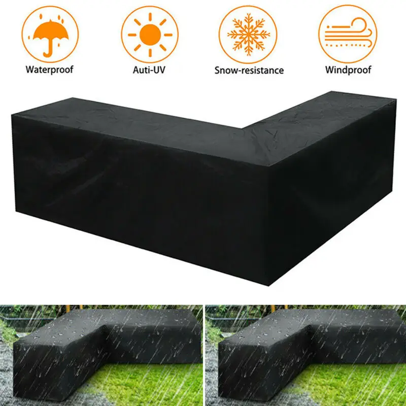 Waterproof Rattan Corner Furniture Cover Garden Patio Outdoor Sofa Protector Anti-Dust L Shape All-Purpose Covers Home Decor
Waterproof Rattan Corner Furniture Cover Garden Patio Outdoor Sofa Protector Anti-Dust L Shape All-Purpose Covers Home Decor