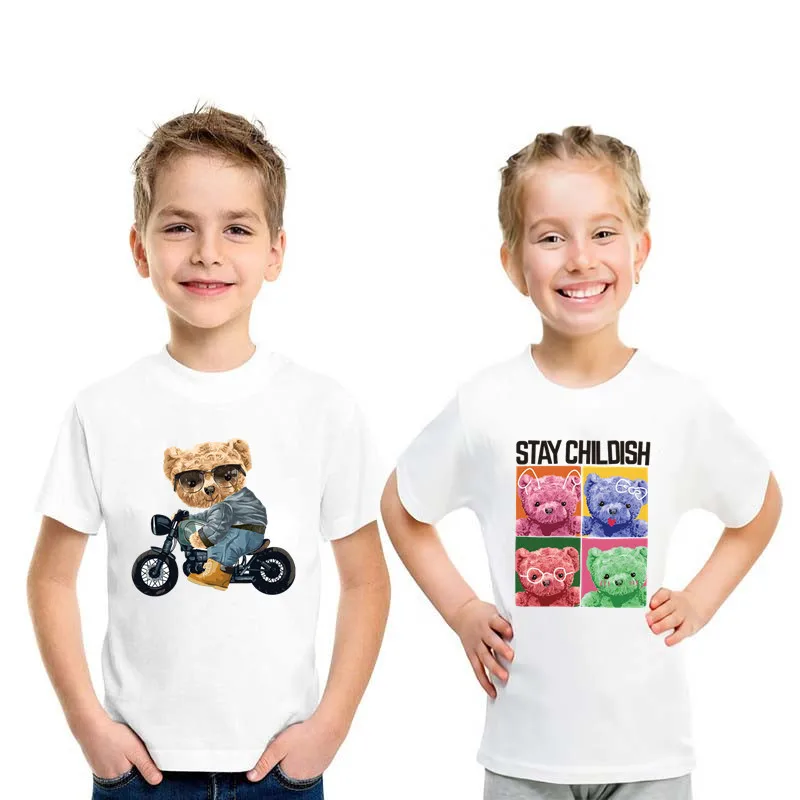 Summer Kids T Shirt Cool Hipster Bear Print Funny Boys T shirt Casual Short Sleeve Baby Girls Clothes Children Tops,HKP5437
Summer Kids T Shirt Cool Hipster Bear Print Funny Boys T shirt Casual Short Sleeve Baby Girls Clothes Children Tops,HKP5437