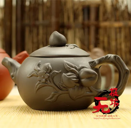 Teapot Shou Tao Hu Zhushou Teapot Purple Sand Hu Chaozhou Zhuni 320CC Embossed Crafts Teaware Handles
Teapot Shou Tao Hu Zhushou Teapot Purple Sand Hu Chaozhou Zhuni 320CC Embossed Crafts Teaware Handles