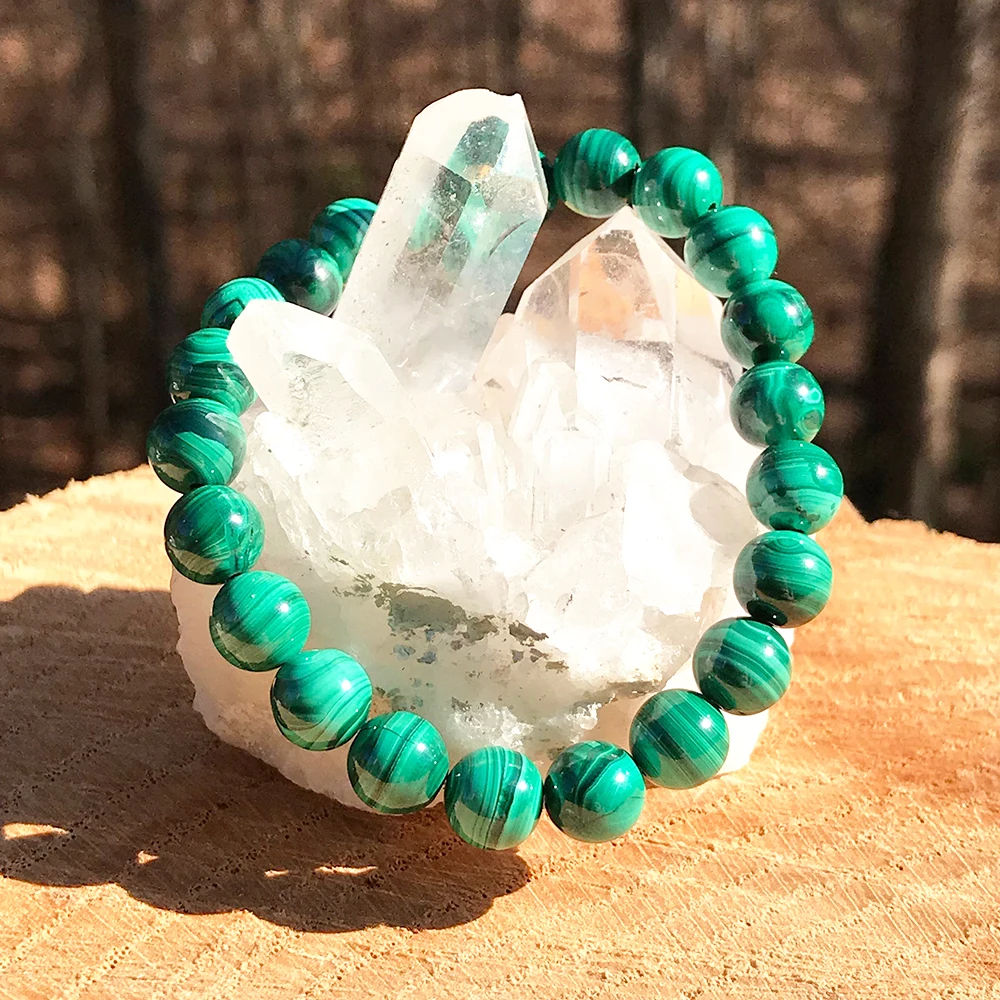 Wholesale Men`s 8 mm AAA Grade Malachite Bracelet High Quality Chakra Healing Balance Bracelet Best Gift Gemstone Bracelet
Wholesale Men`s 8 mm AAA Grade Malachite Bracelet High Quality Chakra Healing Balance Bracelet Best Gift Gemstone Bracelet