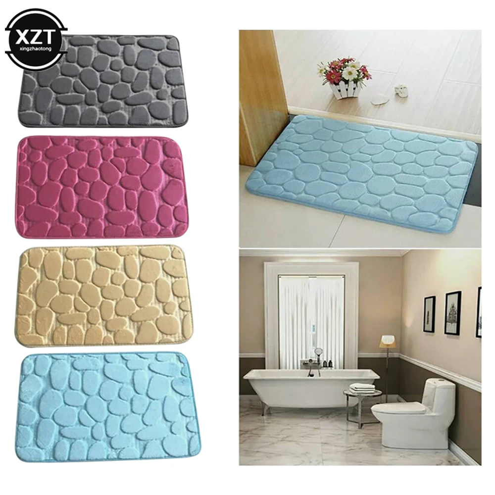 1Pcs Cobblestone Embossed Bathroom Bath Mat Non-slip Carpets In Wash Basin Bathtub Rug Shower Room Doormat Memory Foam Pad Side
1Pcs Cobblestone Embossed Bathroom Bath Mat Non-slip Carpets In Wash Basin Bathtub Rug Shower Room Doormat Memory Foam Pad Side