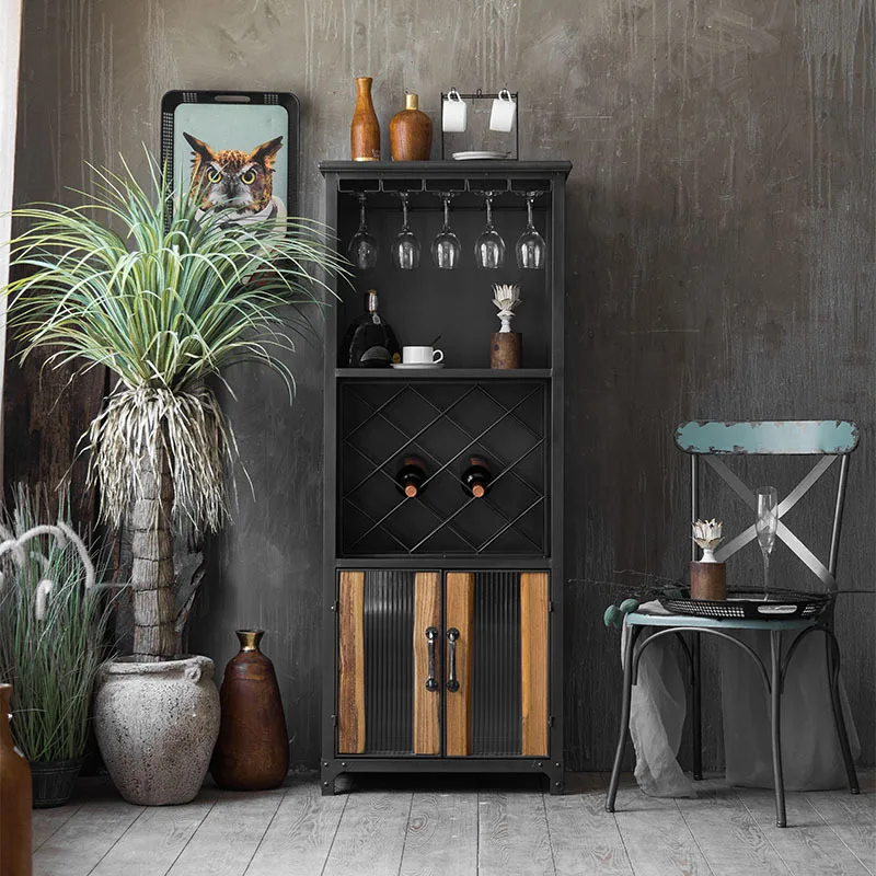American Retro Wrought Iron Wine Cabinet Restaurant Bar Rack Side Industrial Style Floor Storage
American Retro Wrought Iron Wine Cabinet Restaurant Bar Rack Side Industrial Style Floor Storage