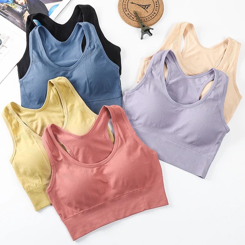 Women Sports Bras Beauty Vest Yoga Tube Top Wide Shoulder Strap Chest Pad Running Shockproof Chest Wrap Push Up Gym Underwear
Women Sports Bras Beauty Vest Yoga Tube Top Wide Shoulder Strap Chest Pad Running Shockproof Chest Wrap Push Up Gym Underwear