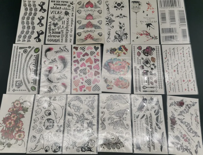 Tattoo Sticker Mixed 6Pcs Temporary Tattoos For Body Art Painting Arm Legs Tattoo Stickers Realistic Fake Waterproof Tattoo
Tattoo Sticker Mixed 6Pcs Temporary Tattoos For Body Art Painting Arm Legs Tattoo Stickers Realistic Fake Waterproof Tattoo