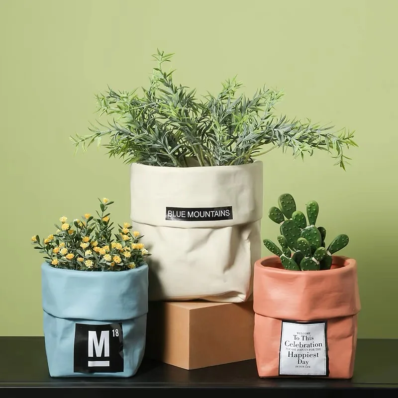 DIY Kraft Paper Flower Pot Mold Concrte Planters Silicone Mold Nordic Home Decoration Creative Cement Flower Pot Silicone Mold
DIY Kraft Paper Flower Pot Mold Concrte Planters Silicone Mold Nordic Home Decoration Creative Cement Flower Pot Silicone Mold
