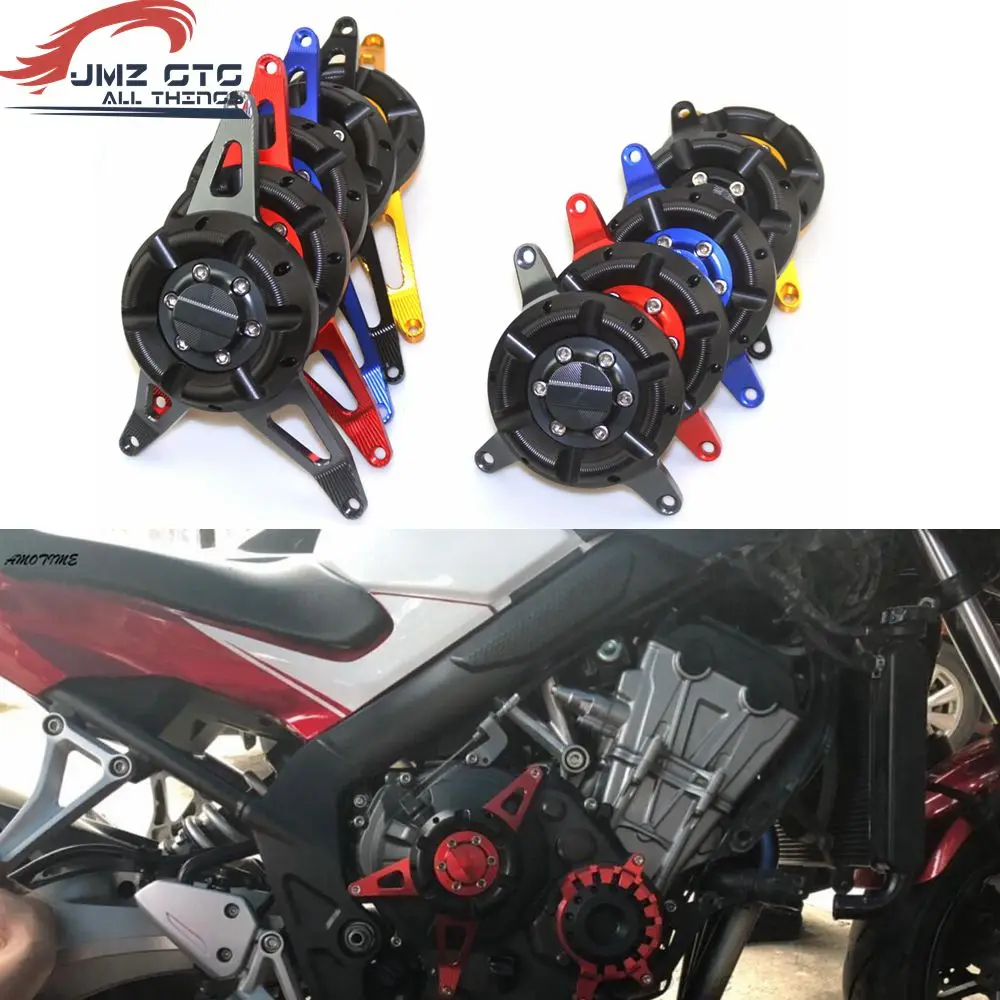 Motorcycle CNC Aluminum Alloy Left Right Engine Protective Guard Cover For Honda CB650F CBR650F 2014 2015 2016 2017 2018 2019
Motorcycle CNC Aluminum Alloy Left Right Engine Protective Guard Cover For Honda CB650F CBR650F 2014 2015 2016 2017 2018 2019