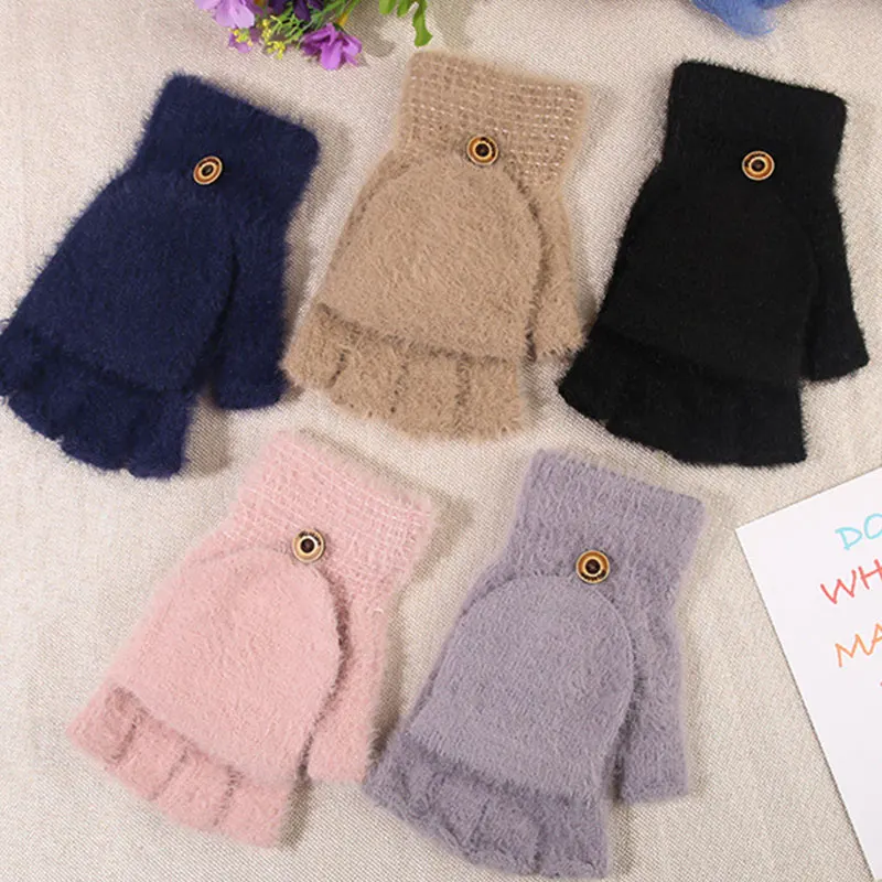 Imitation Mink Velvet Gloves Christmas Print Fingerless Gloves Plus Velvet Flip Half-finger Mittens Soft Warm Knitted Gloves
Imitation Mink Velvet Gloves Christmas Print Fingerless Gloves Plus Velvet Flip Half-finger Mittens Soft Warm Knitted Gloves