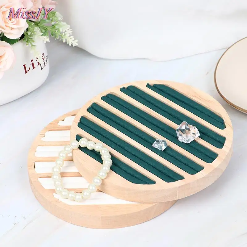 Portable Round Storage Jewelry Ring Display Tray Holder For Shop Retail Commercial Use earrings necklace ring jewelry boxes 
Portable Round Storage Jewelry Ring Display Tray Holder For Shop Retail Commercial Use earrings necklace ring jewelry boxes
