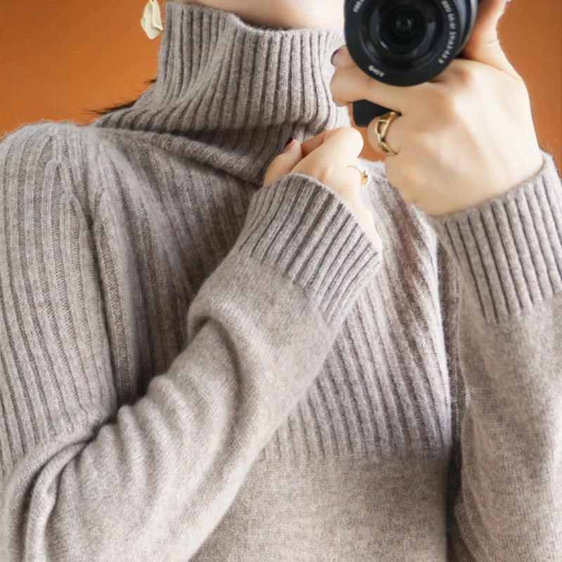 2020Autumn winter clothes Women New Cashmere Sweater Woman Knitted Sweater Fashion Turtleneck Women Loose Sweater Pullover Women
2020Autumn winter clothes Women New Cashmere Sweater Woman Knitted Sweater Fashion Turtleneck Women Loose Sweater Pullover Women