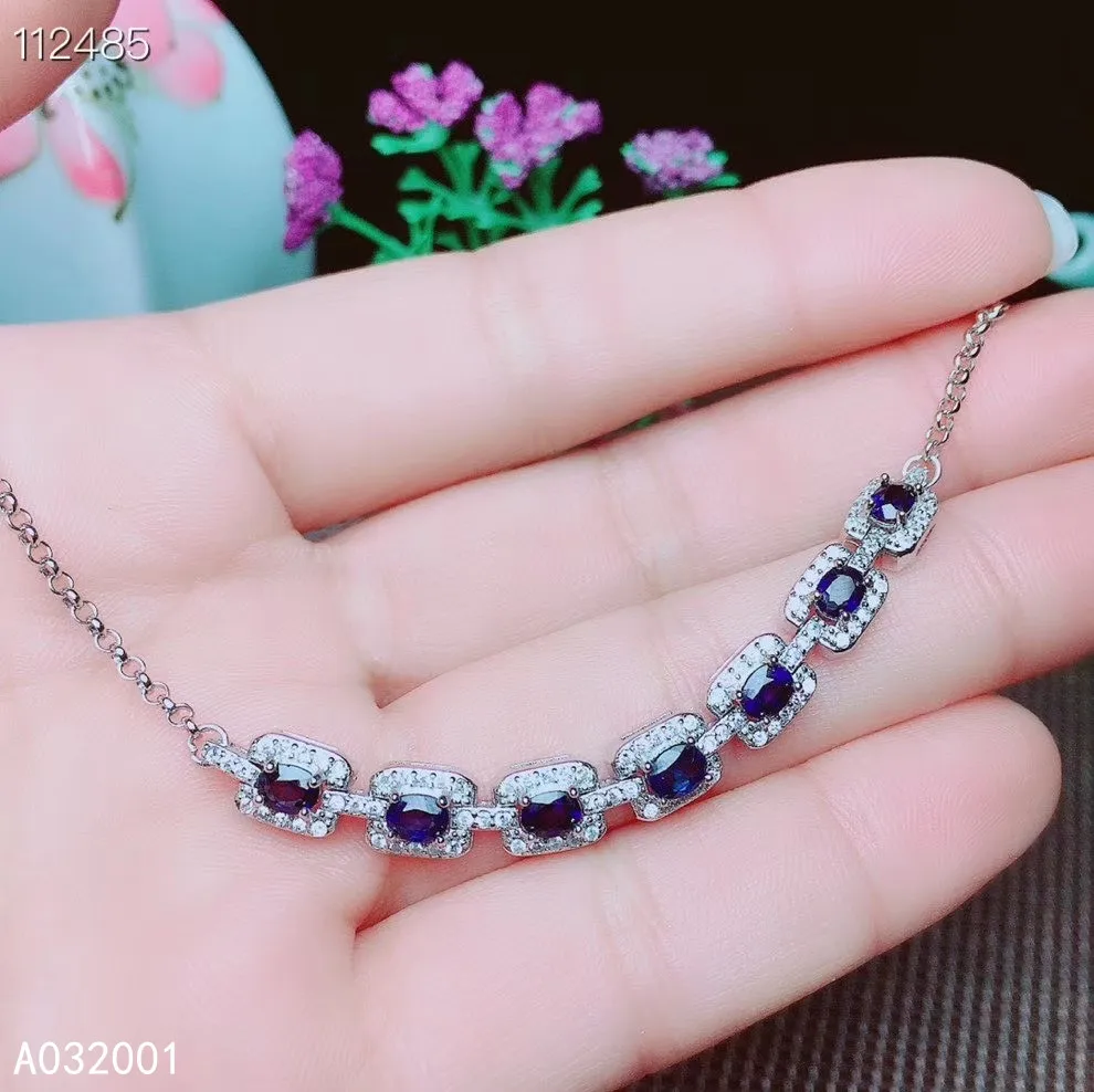 KJJEAXCMY fine jewelry natural sapphire 925 sterling silver new women gemstone hand bracelet support test trendy
KJJEAXCMY fine jewelry natural sapphire 925 sterling silver new women gemstone hand bracelet support test trendy