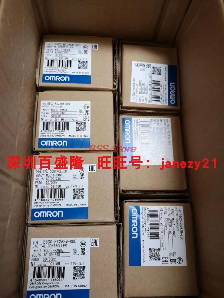 Original New Version Genuine Temperature Controller E5CC-RX2ASM-863 RX2ASM-880
Original New Version Genuine Temperature Controller E5CC-RX2ASM-863 RX2ASM-880