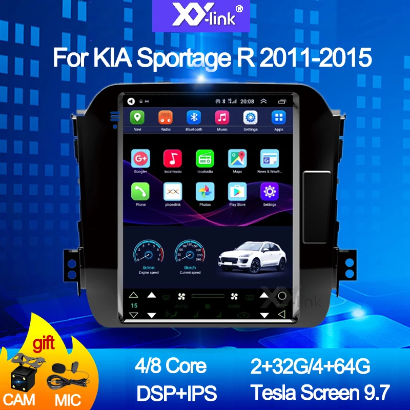 9.7Inch Tesla Style Car Radio Android Sportage 3 4 2011-2015 Gps Navigation For KIA Sportage 1 2 Sedan Accessories Multimedia
9.7Inch Tesla Style Car Radio Android Sportage 3 4 2011-2015 Gps Navigation For KIA Sportage 1 2 Sedan Accessories Multimedia