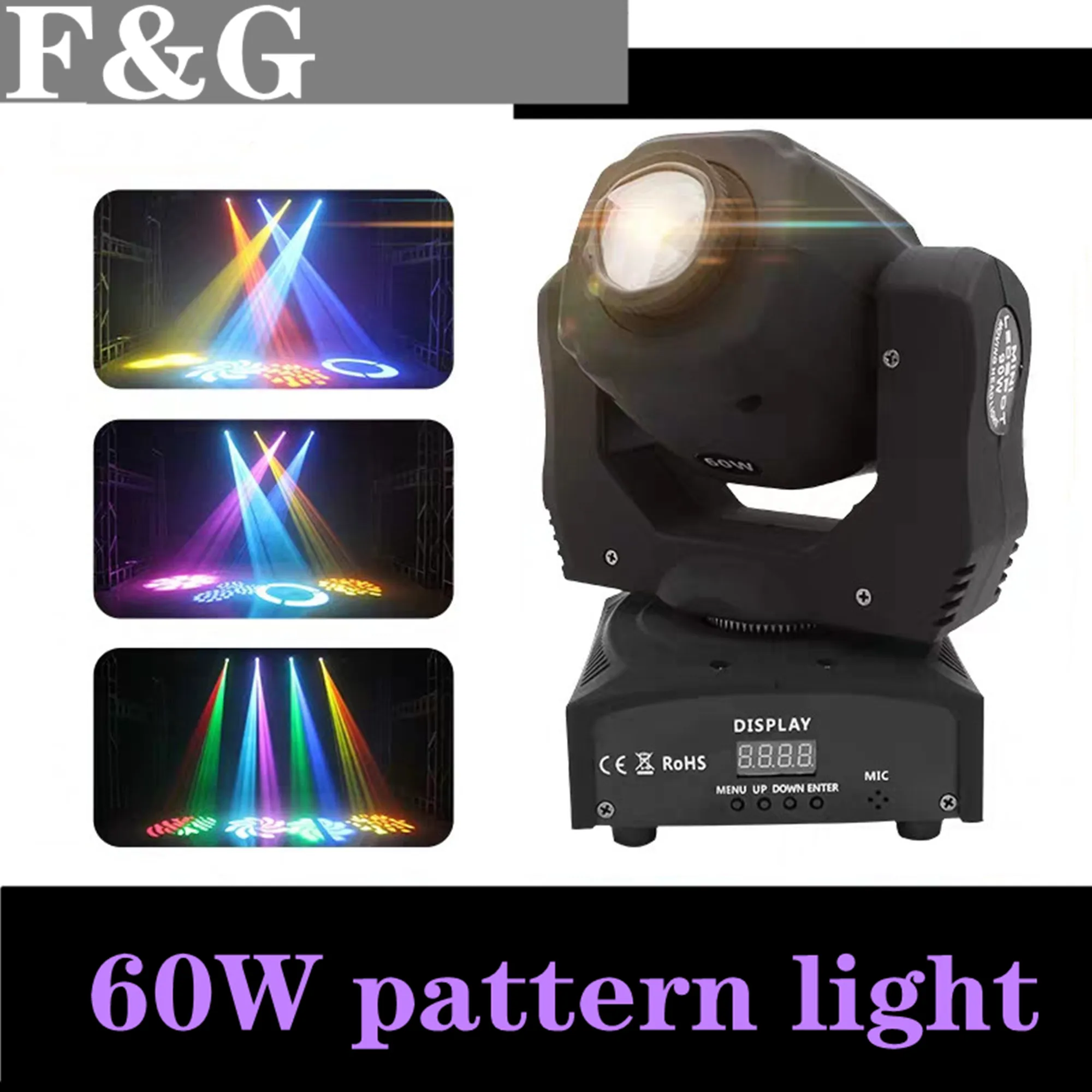 60W Mini Led Dmx Gobo Moving Head Spot Light For Club Dj Stage Lighting Party Disco Wedding Event
60W Mini Led Dmx Gobo Moving Head Spot Light For Club Dj Stage Lighting Party Disco Wedding Event