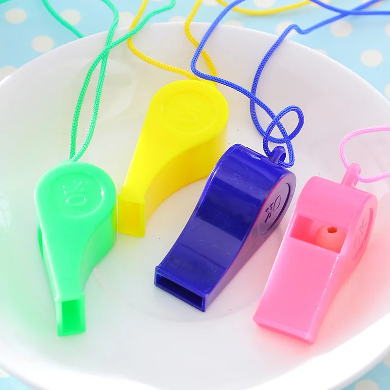Plastic Children's Toys Gift Referee Whistle Fans Refueling Lanyard Child Whistles Games Educational Unisex Whistling 2021
Plastic Children's Toys Gift Referee Whistle Fans Refueling Lanyard Child Whistles Games Educational Unisex Whistling 2021