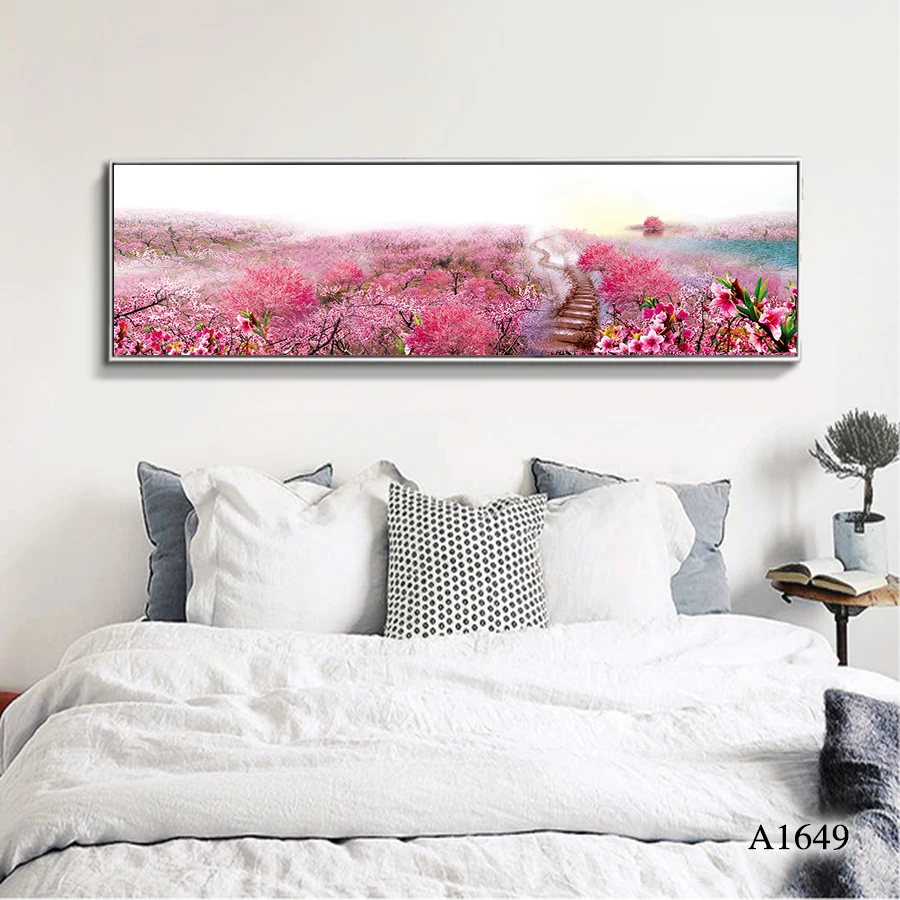 Modern Oil Painting Print on Canvas Pink Flower Tree Flower Landscape Canvas Art Printing Wall Art Picture for Home Decor
Modern Oil Painting Print on Canvas Pink Flower Tree Flower Landscape Canvas Art Printing Wall Art Picture for Home Decor