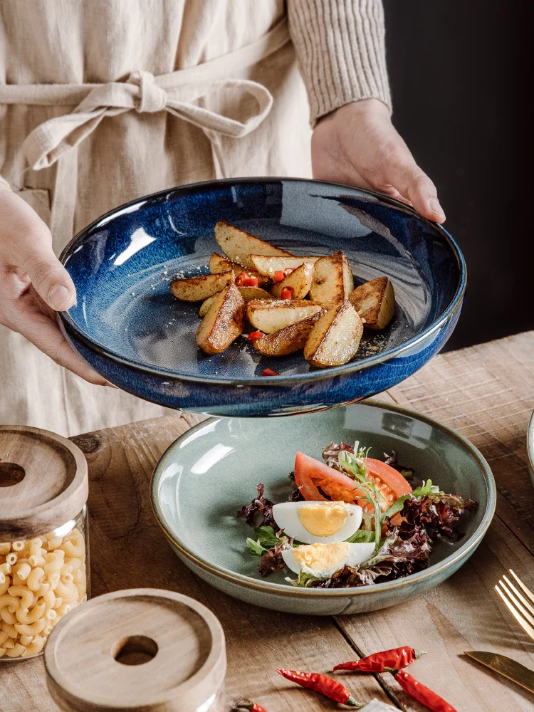 Ceramic Plate Shallow Bowl Round Deep Plate Western Dinner Plate Soup Plate Hotel Dinner Plate Tableware
Ceramic Plate Shallow Bowl Round Deep Plate Western Dinner Plate Soup Plate Hotel Dinner Plate Tableware