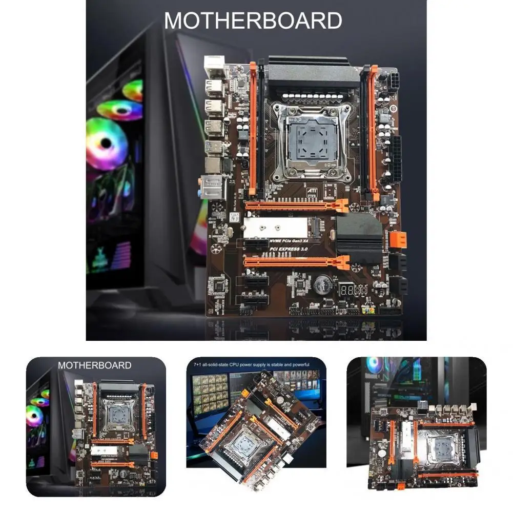 PCB Compact X99 LGA 2011-3 USB3.0 DDR4 Computer Mainboard M.2 Game Motherboard High Performance PC Accessories
PCB Compact X99 LGA 2011-3 USB3.0 DDR4 Computer Mainboard M.2 Game Motherboard High Performance PC Accessories