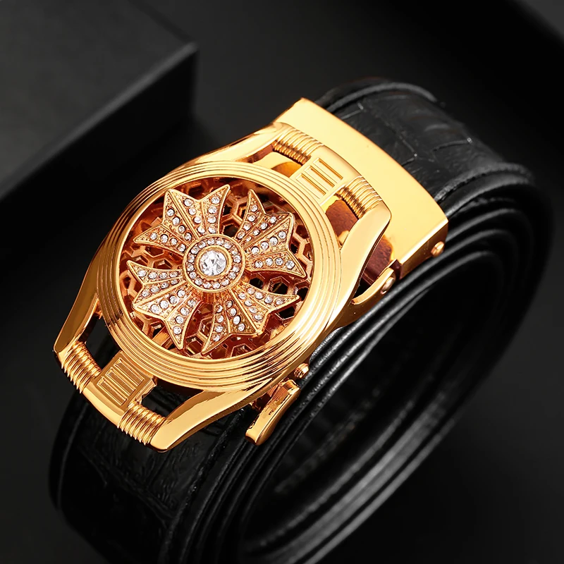 Fortune Belt Men's And Women's Leather Belt Automatic Buckle Fashion Crocodile-Print Youth Personality Belt
Fortune Belt Men's And Women's Leather Belt Automatic Buckle Fashion Crocodile-Print Youth Personality Belt