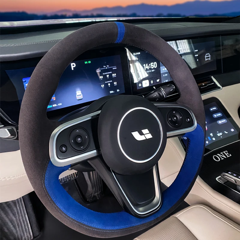 For ideal one DIY leather suede car steering wheel cover car interior accessories
For ideal one DIY leather suede car steering wheel cover car interior accessories