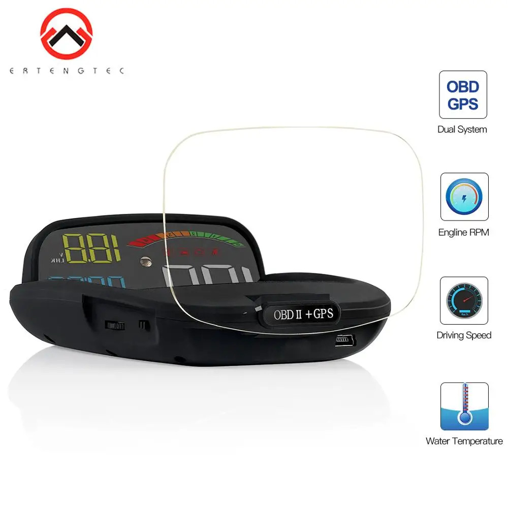 Car HUD Display Car Hud Display 2 in 1 GPS OBD2 Speed Projector Digital GPS Speedometer On-board Computer Security Alarm Hud HD
Car HUD Display Car Hud Display 2 in 1 GPS OBD2 Speed Projector Digital GPS Speedometer On-board Computer Security Alarm Hud HD