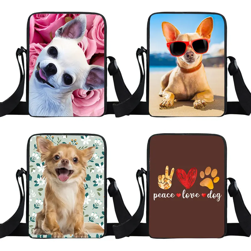 Lovely Dog Chihuahua Print Crossbody Bags Women Handbags Ladies Shoulder Bags for Travel Girls Messenger Bag Small Bookbag Gift
Lovely Dog Chihuahua Print Crossbody Bags Women Handbags Ladies Shoulder Bags for Travel Girls Messenger Bag Small Bookbag Gift