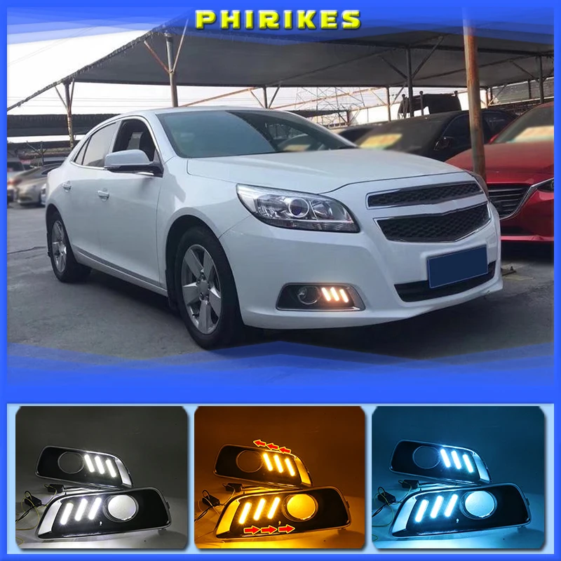 2PCS For Chevrolet Chevy Malibu 2011-2015 Driving DRL with turn signal Daytime Running Light fog lamp Relay Daylight car styling
2PCS For Chevrolet Chevy Malibu 2011-2015 Driving DRL with turn signal Daytime Running Light fog lamp Relay Daylight car styling