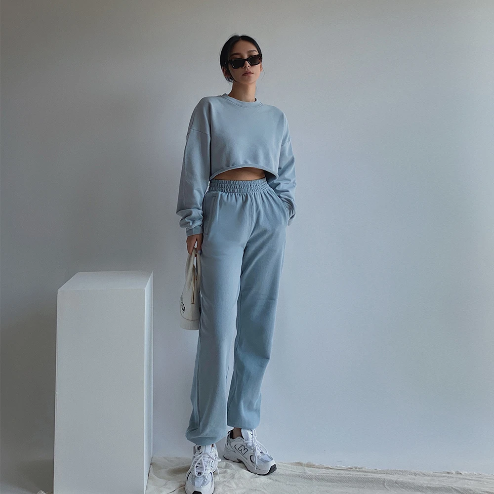 Autumn Winter Streetwear Women Sweatshirt Pants Two Piece Set Joggers 2 Piece Sets Tracksuit Solid Casual Outfits Sweatpant Suit
Autumn Winter Streetwear Women Sweatshirt Pants Two Piece Set Joggers 2 Piece Sets Tracksuit Solid Casual Outfits Sweatpant Suit