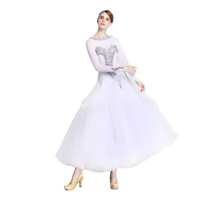 B-15145 New waltz dress rumba standard smooth dance dresses Standard social dress Ballroom dance competition dress for adult
B-15145 New waltz dress rumba standard smooth dance dresses Standard social dress Ballroom dance competition dress for adult