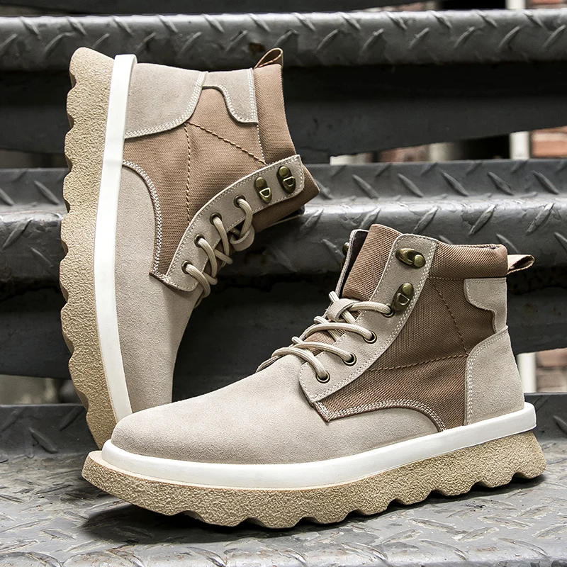 Yomior High Quality Vintage Autumn Winter Men Shoes Cow Leather Handmade Men Ankle British Boots Tooling Military Desert Boots
Yomior High Quality Vintage Autumn Winter Men Shoes Cow Leather Handmade Men Ankle British Boots Tooling Military Desert Boots
