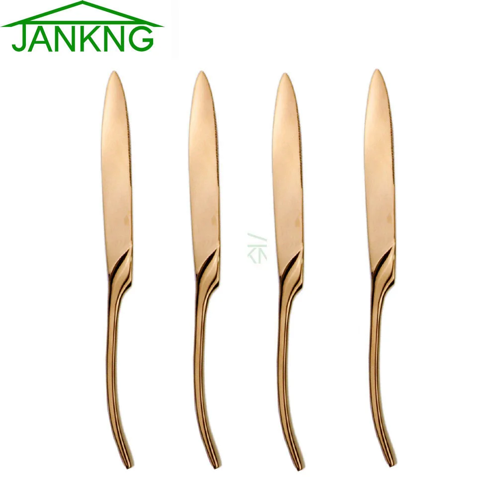JANKNG 4 шт./лот Роскошный Розовый столовый нож столовая посуда набор столовых приборов из нержавеющей стали столовые приборы набор ножей для стейка
JANKNG 4 шт./лот Роскошный Розовый столовый нож столовая посуда набор столовых приборов из нержавеющей стали столовые приборы набор ножей для стейка