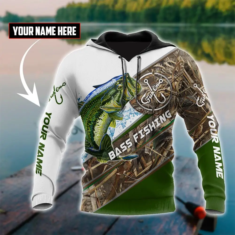 Custom Name Bass Fishing Camo Fishing Personalized Name 3D Print Unisex Hoodies For Men/Women Autumn Casual Pullover Zipper Coat
Custom Name Bass Fishing Camo Fishing Personalized Name 3D Print Unisex Hoodies For Men/Women Autumn Casual Pullover Zipper Coat