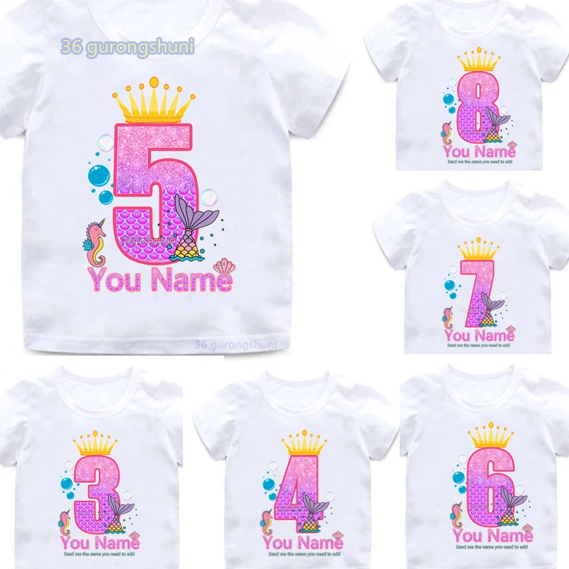 Happy Birthday 5 6 7 8 9 old Kids T Shirt For girls Clothes children T-shirts Girl clothing cute Kawaii cartoon Graphic t shirts
Happy Birthday 5 6 7 8 9 old Kids T Shirt For girls Clothes children T-shirts Girl clothing cute Kawaii cartoon Graphic t shirts