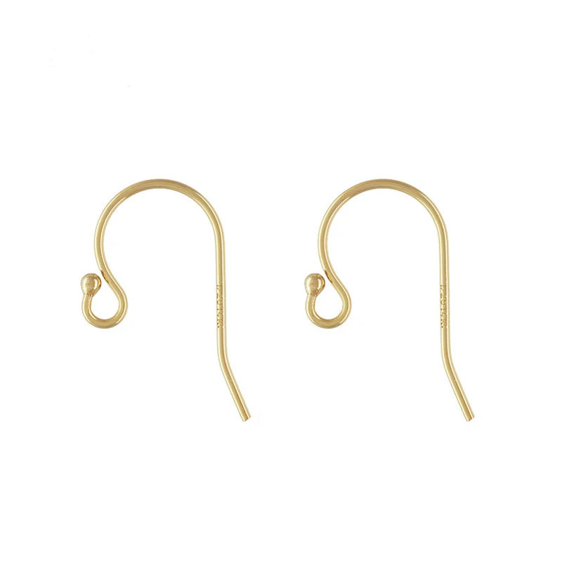 14K gold-plated ear wire ball end 11.5x20 mm ear hook earring components wholesale bulk DIY ladies jewelry
14K gold-plated ear wire ball end 11.5x20 mm ear hook earring components wholesale bulk DIY ladies jewelry