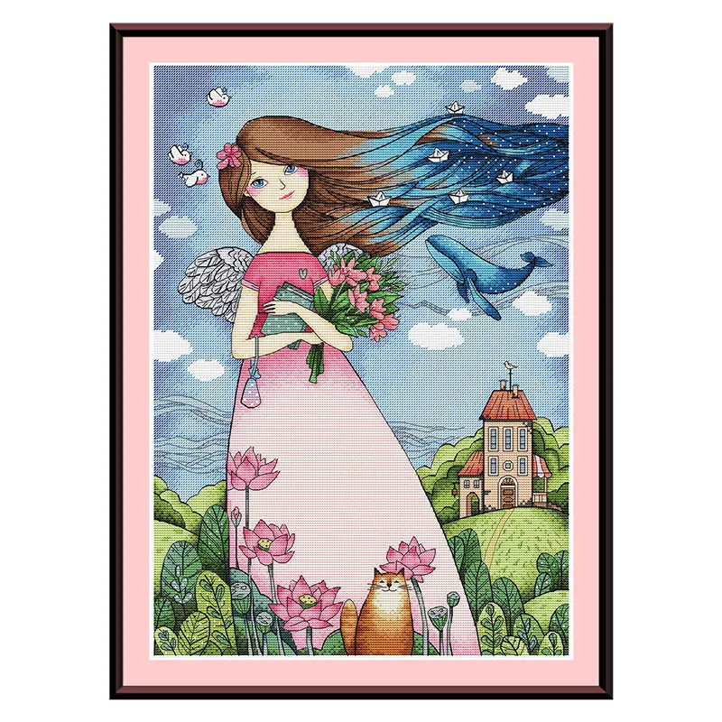 Новый продукт для шитья Fishxx Cross Stitc E1123 Dreamland, полная ширина, набор для прецизионной печати, набор ручной работы
Новый продукт для шитья Fishxx Cross Stitc E1123 Dreamland, полная ширина, набор для прецизионной печати, набор ручной работы