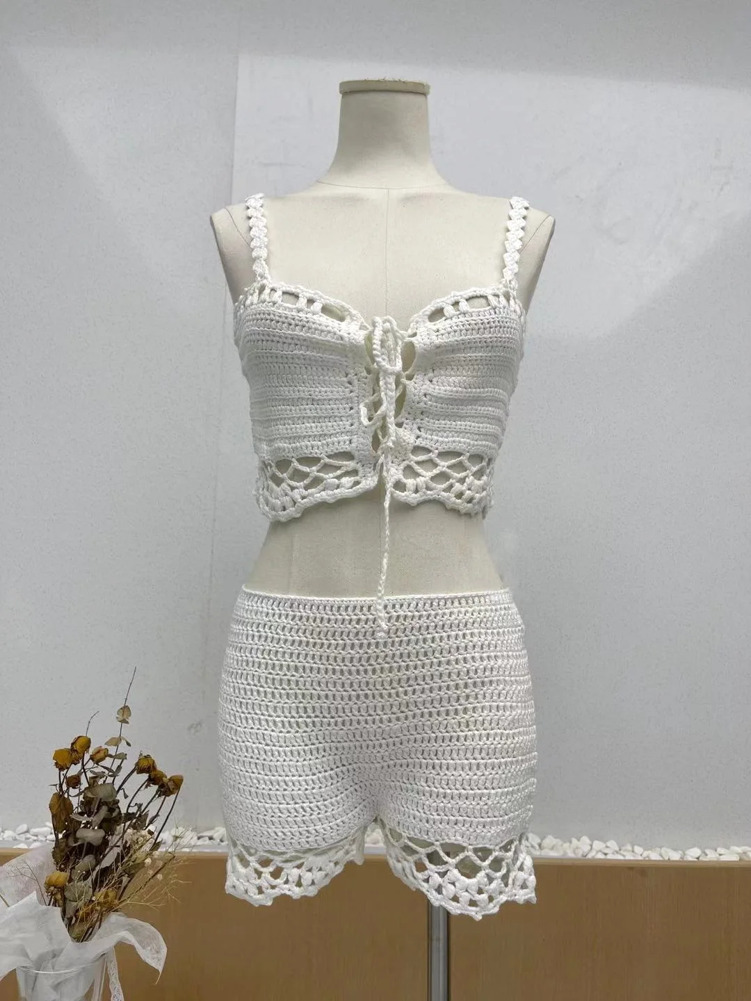 H80&S90 New Women Sexy Bikini Set Top + Pants Hand Crochet Bohemia Beachwear Female Handmade Knitted Swimsuit Swimwear
H80&S90 New Women Sexy Bikini Set Top + Pants Hand Crochet Bohemia Beachwear Female Handmade Knitted Swimsuit Swimwear