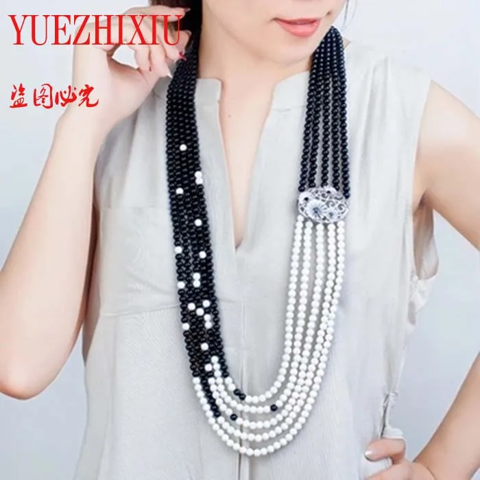 hot sell double use white freshwater pearl necklace green beads multilayer long sweater chain fine jewelry
hot sell double use white freshwater pearl necklace green beads multilayer long sweater chain fine jewelry