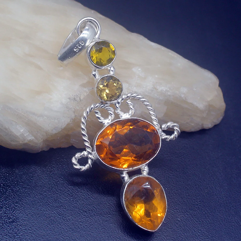 Gemstonefactory Jewelry Big Promotion Single Unique 925 Silver Multi Brown Topaz Citrine Women Lady Necklace Pendant 20210263
Gemstonefactory Jewelry Big Promotion Single Unique 925 Silver Multi Brown Topaz Citrine Women Lady Necklace Pendant 20210263