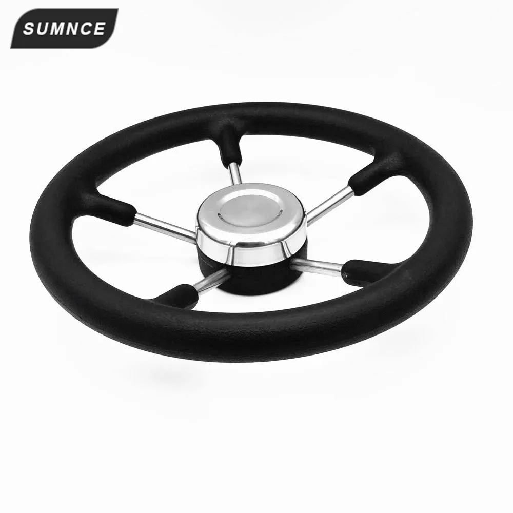 Boat Accessories Marine 13-1/2 inch Boat Stainless Steel Steering Wheel with Polyurethane Foam Black Fits 3/4 inch Shaft
Boat Accessories Marine 13-1/2 inch Boat Stainless Steel Steering Wheel with Polyurethane Foam Black Fits 3/4 inch Shaft