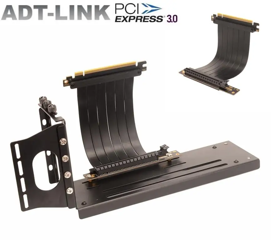 Кабель-переходник ADT PCIE x16 для графического процессора PCI-E Express, 16x3,0
Кабель-переходник ADT PCIE x16 для графического процессора PCI-E Express, 16x3,0