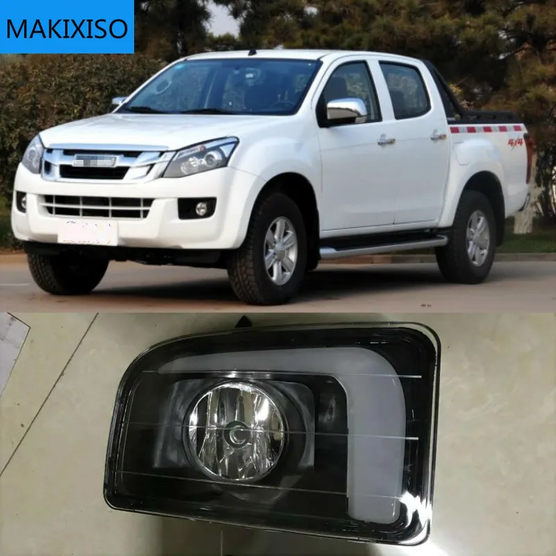 1 set For ISUZU D-MAX DMAX 2014 2015 LED DRL Daytime Running Lights 12V ABS Fog Lamp Cover with turn signal
1 set For ISUZU D-MAX DMAX 2014 2015 LED DRL Daytime Running Lights 12V ABS Fog Lamp Cover with turn signal