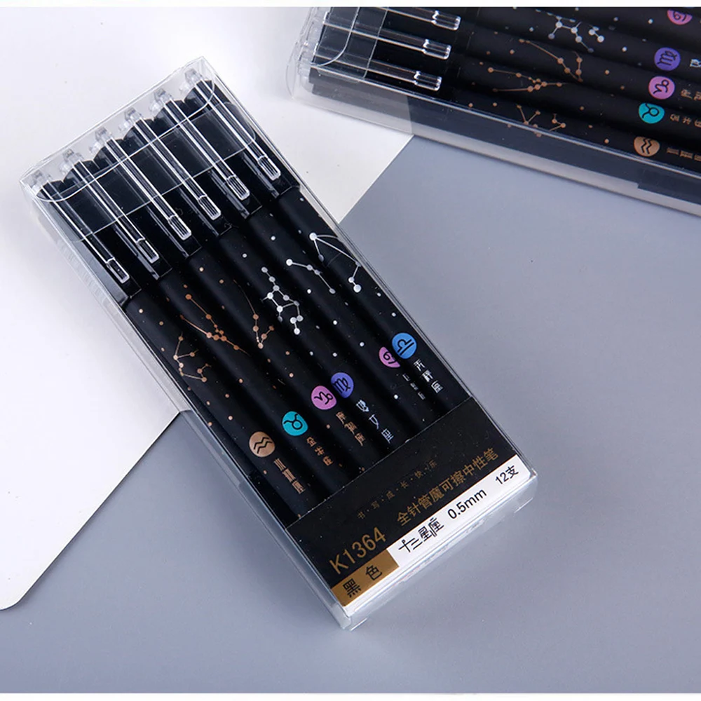 60Pcs Erasable Gel Pen Blue Black Refills Rod 0.5mm Washable Handle Magic Erasable Pen for School Pen Writing Stationery
60Pcs Erasable Gel Pen Blue Black Refills Rod 0.5mm Washable Handle Magic Erasable Pen for School Pen Writing Stationery