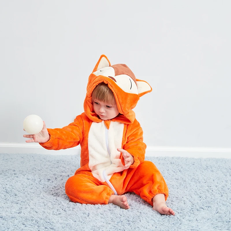 Animal Kigurumis Infant Romper Onesie soft Warm Baby Clothing Funny Cute Baby Boys Girls Onesies kids Outfit Costume
Animal Kigurumis Infant Romper Onesie soft Warm Baby Clothing Funny Cute Baby Boys Girls Onesies kids Outfit Costume