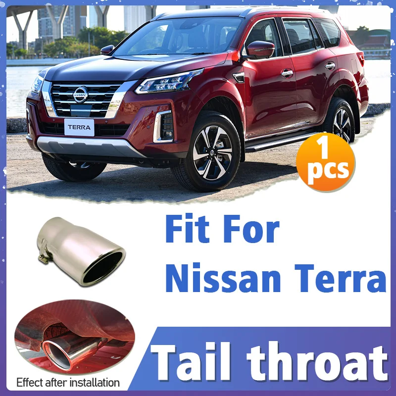 Stainless Steel Tail Throat Car Exhaust Muffler Tube Exhaust Pipe Deafener for Nissan Terra Auto Accessories 1pcs
Stainless Steel Tail Throat Car Exhaust Muffler Tube Exhaust Pipe Deafener for Nissan Terra Auto Accessories 1pcs