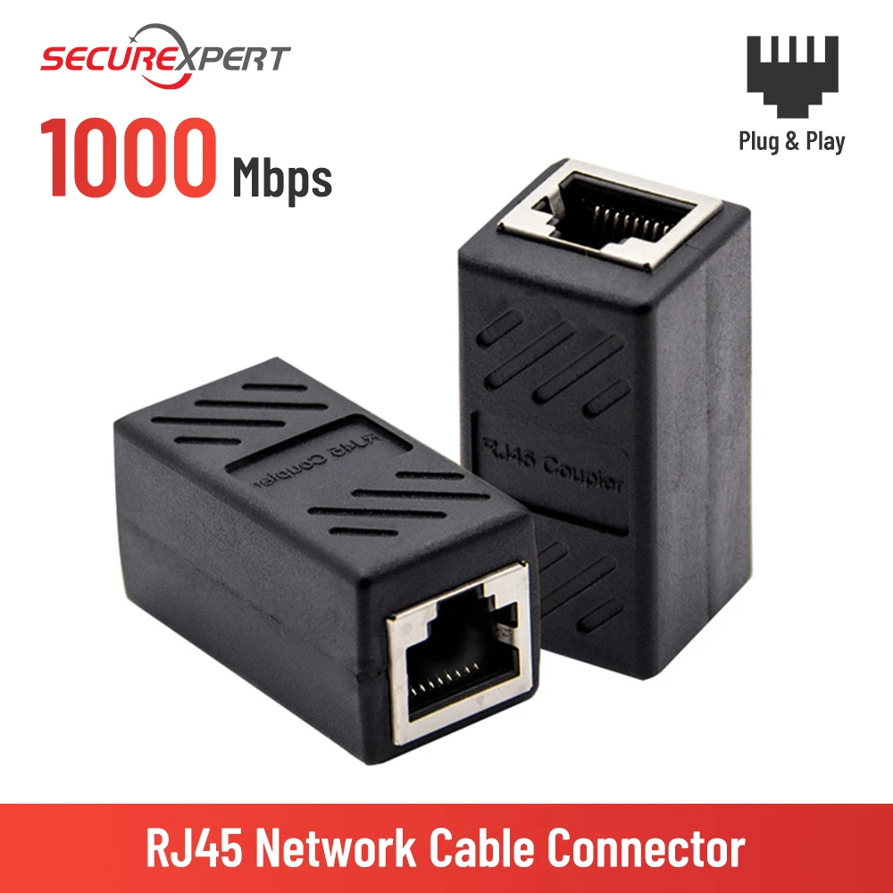 2 Pcs RJ45 connector Network extender Ethernet Kabel RJ45 extender adapter Gigabit interface Female to Female network connector
2 Pcs RJ45 connector Network extender Ethernet Kabel RJ45 extender adapter Gigabit interface Female to Female network connector