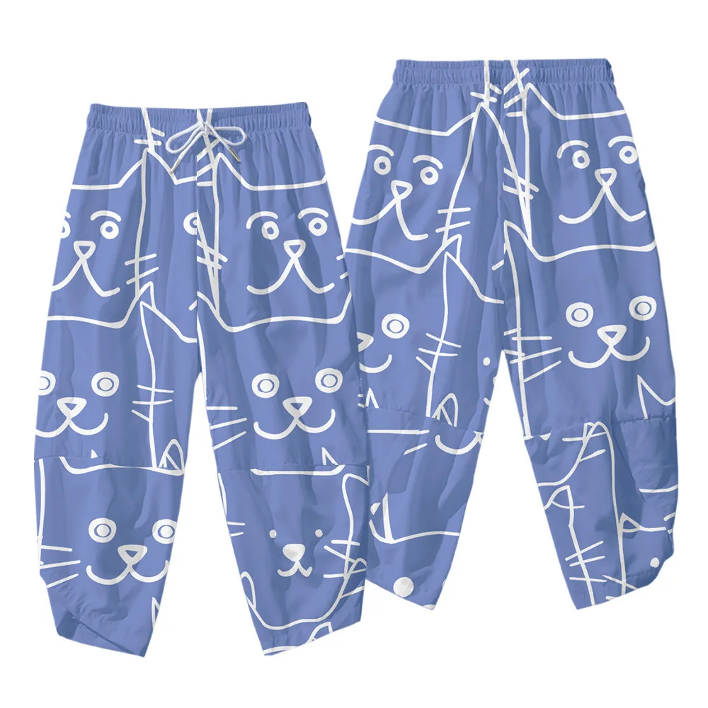 Men Harem Pants Cute Cat Blue Print Streetwear 2021 Hip Hop Casual Pockets Joggers Pants Male Harajuku Fashion Trousers
Men Harem Pants Cute Cat Blue Print Streetwear 2021 Hip Hop Casual Pockets Joggers Pants Male Harajuku Fashion Trousers