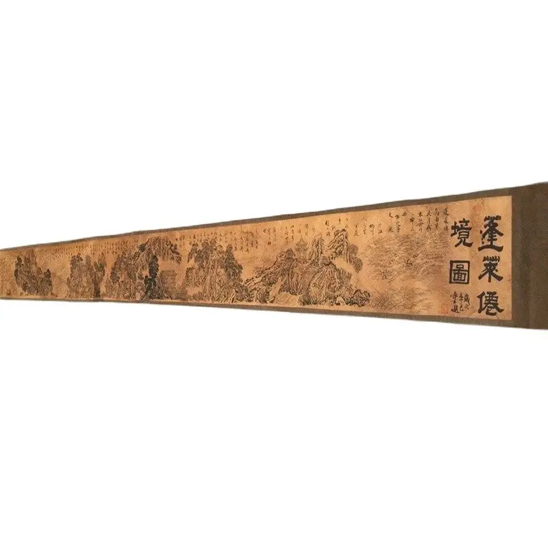 China Ancient Picture Paper Figure Painting Long Scroll Painting Penglai Wonderland
China Ancient Picture Paper Figure Painting Long Scroll Painting Penglai Wonderland